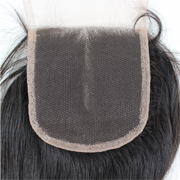 Human hair Bundles With Closure  Remy Hair  inch Lace closure Free Part YL242